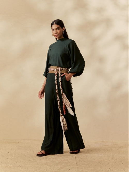 PLAIN PALAZZO PANTS