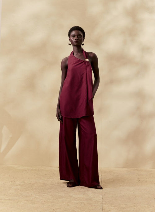 PLAIN PALAZZO PANTS