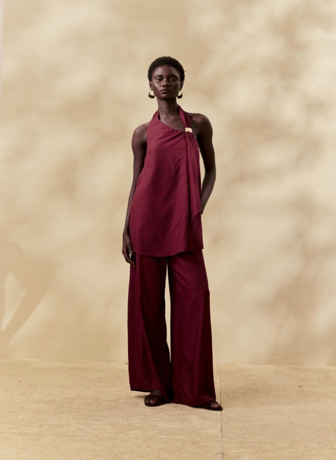 PLAIN PALAZZO PANTS