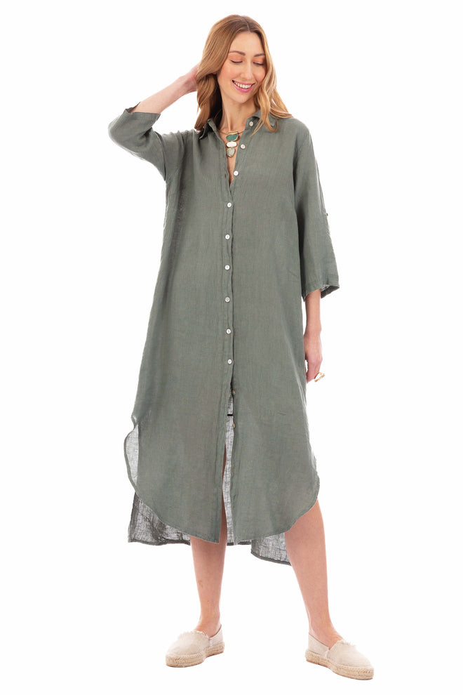 IYA LONG BUTTON SHIRT