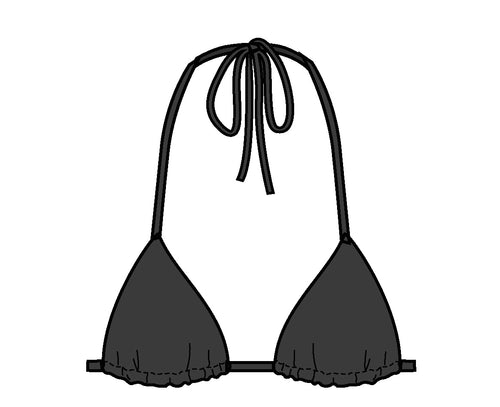 TOP SHIMMER BLACK TRI INV