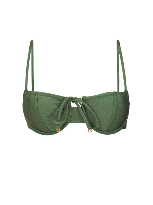 TOP SHIMMER CROCO BALCONET