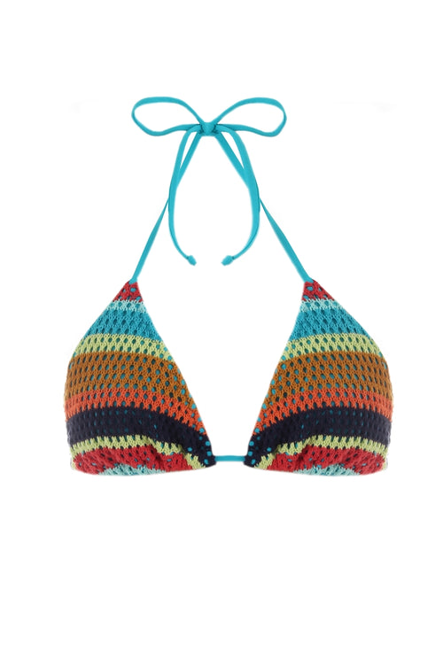 Knitted Triangle Bikini Top