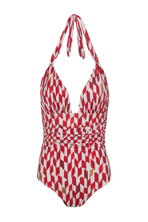 Recycled Halter One Piece