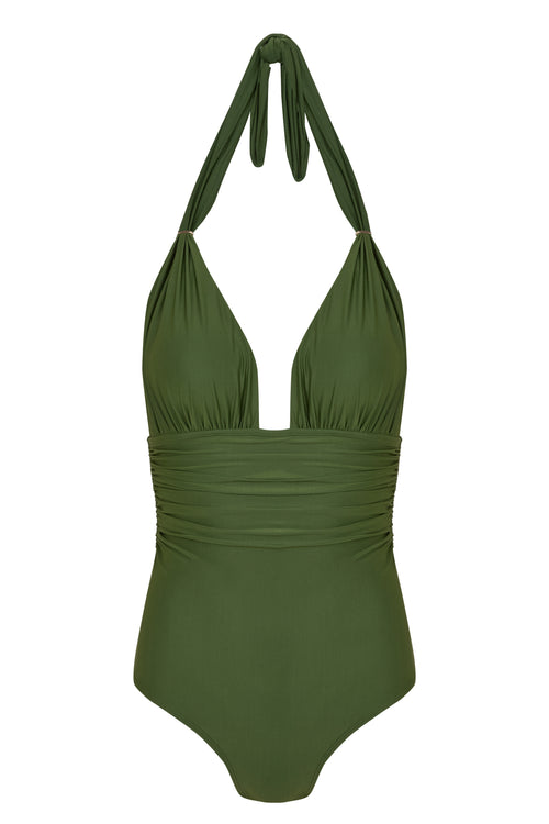 Recycled Halter One Piece