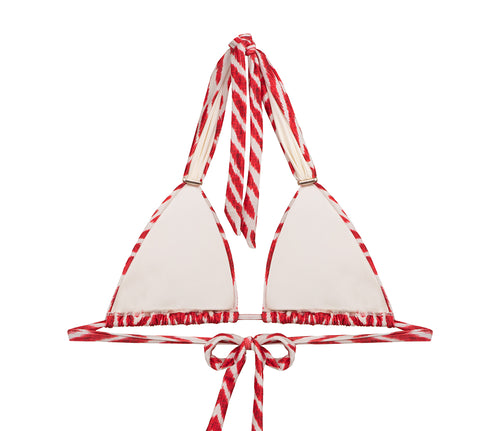 ADJUSTABLE HALTER BIKINI TOP