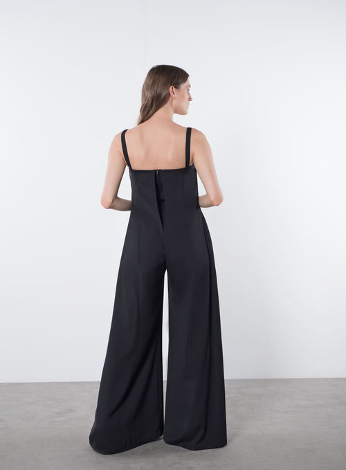 Wide Legs Long Jumpsuit