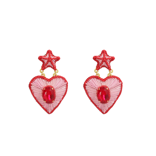 Lovebeam Pink Earrings
