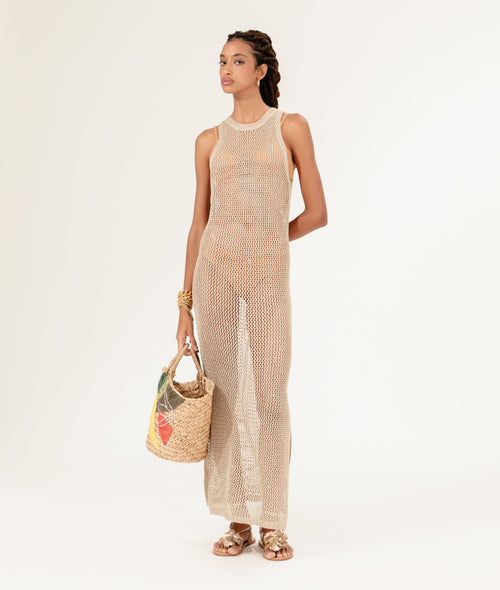 Vestido Longo Tricot