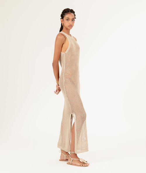 Vestido Longo Tricot