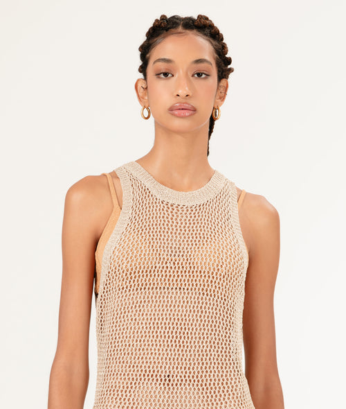 Vestido Longo Tricot