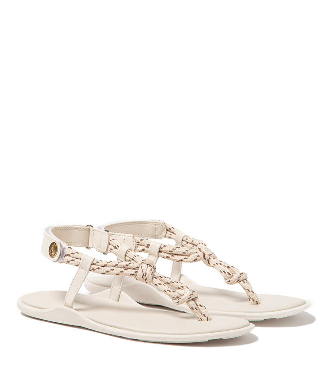 Knots Salinas White Sandals