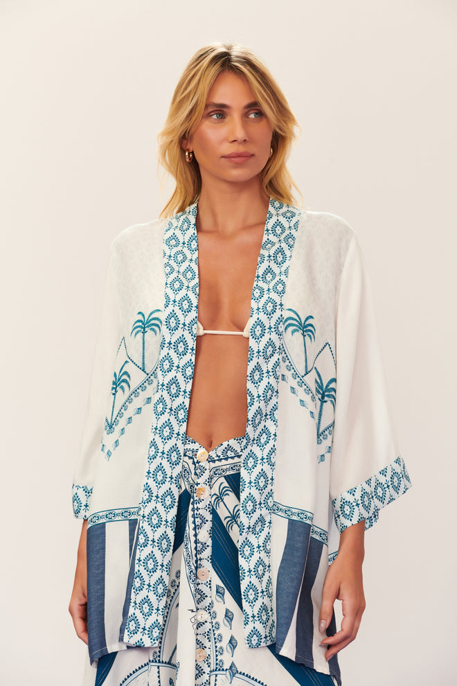 Jade Kimono Blouse