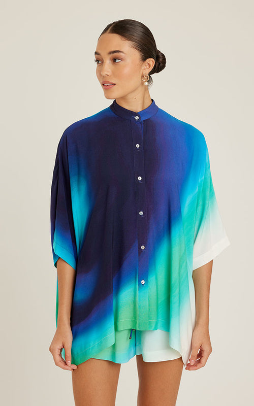 PRIEST NECKLINE SHIRT