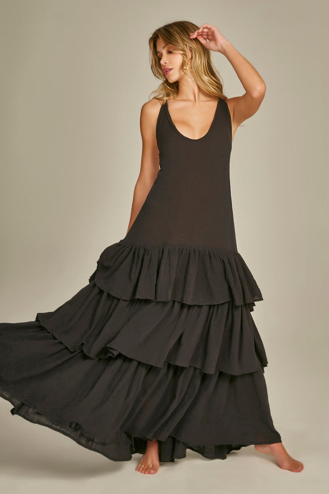 ALINE MAXI DRESS BLACK