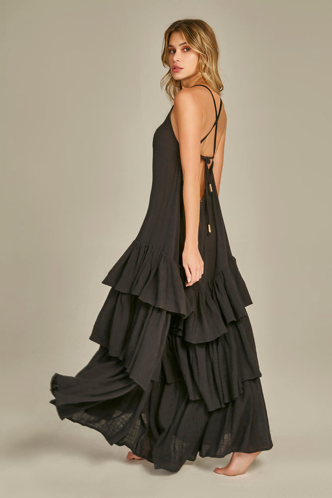 ALINE MAXI DRESS BLACK
