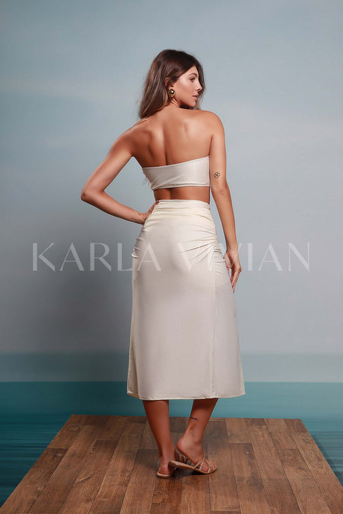 X Skirt with Slit