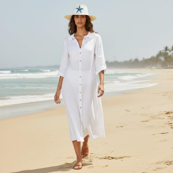 IYA LONG BUTTON SHIRT