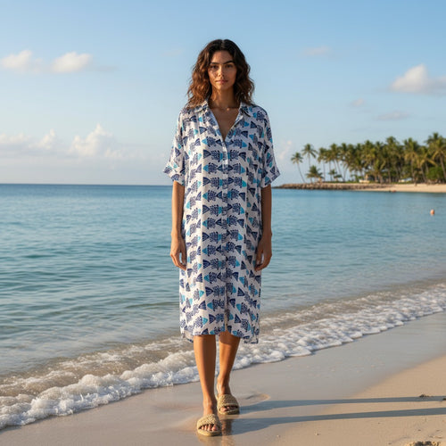 NOVA LONG BUTTON SHIRT