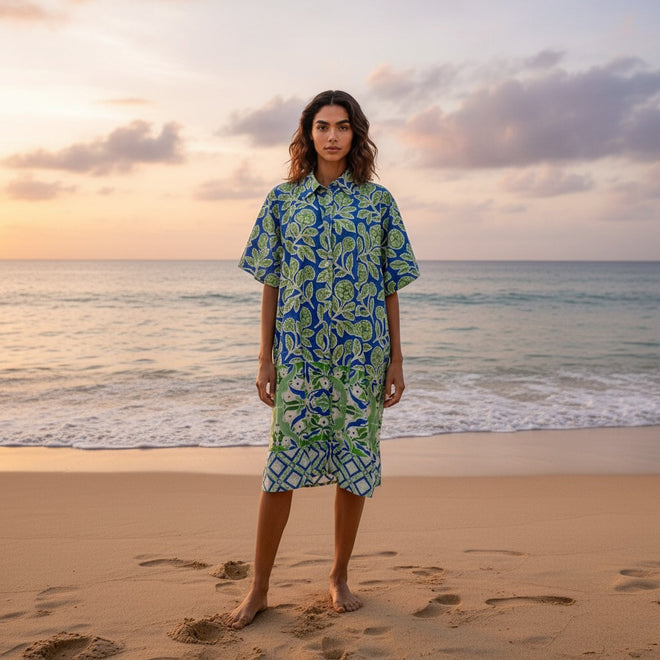 NOVA LONG BUTTON SHIRT