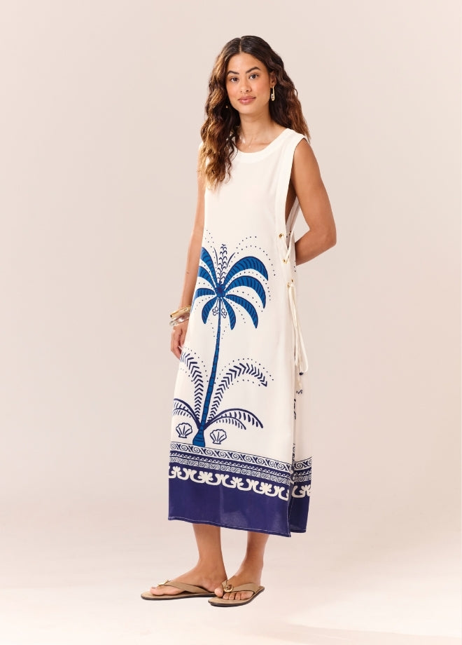 BATIK EYELET COVER UP DRESS