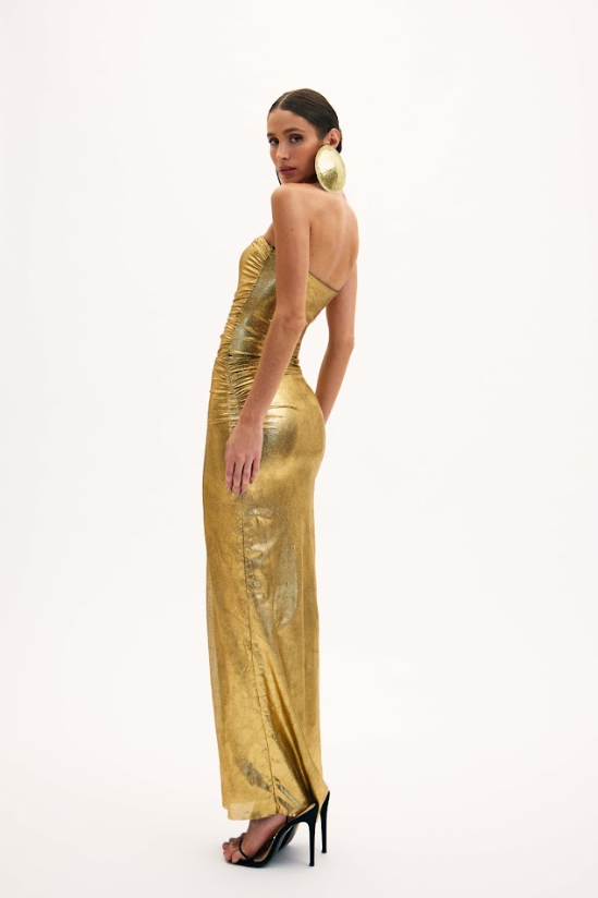 Metallic Aline Dress