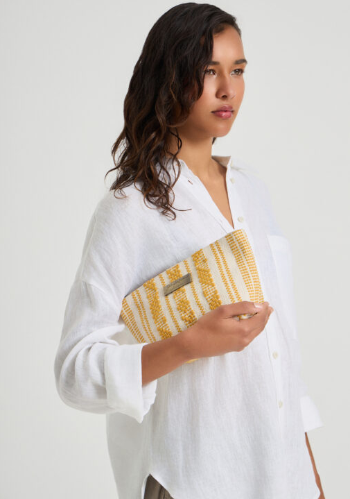 Velassaru Mini Clutch Mustard