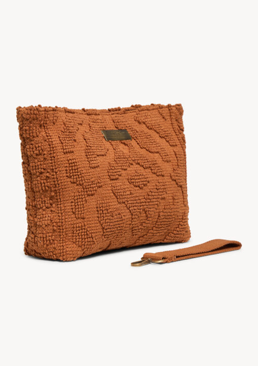 Carmela Clutch Burnt Umber