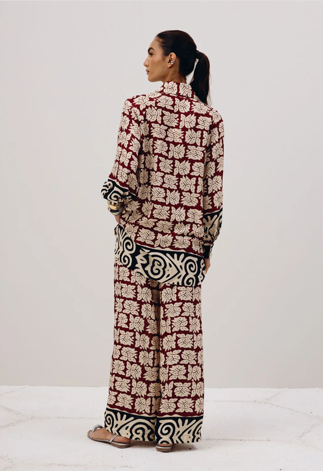 Aztec Printed Long Shirt