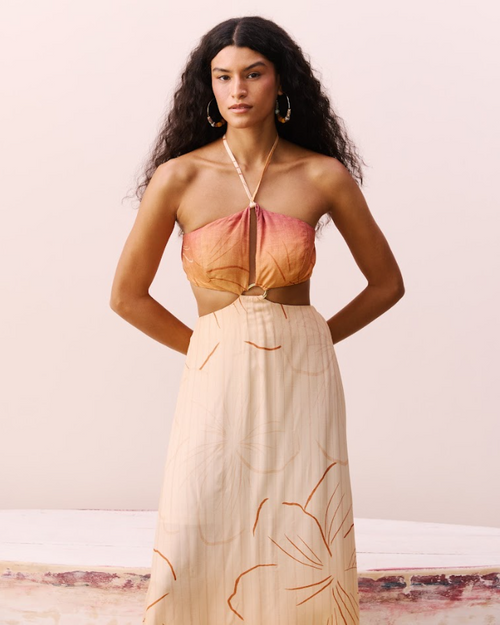 Organic Hoop Long Dress