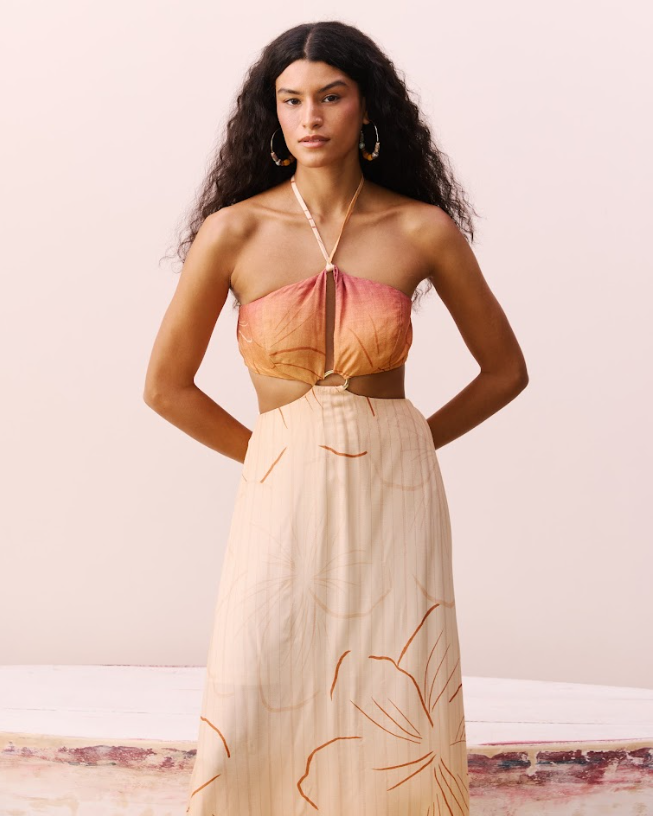 Organic Hoop Long Dress