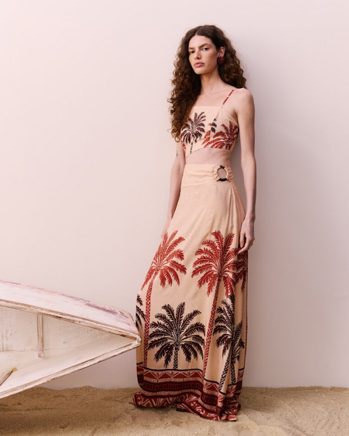 Side Cutout Long Dress