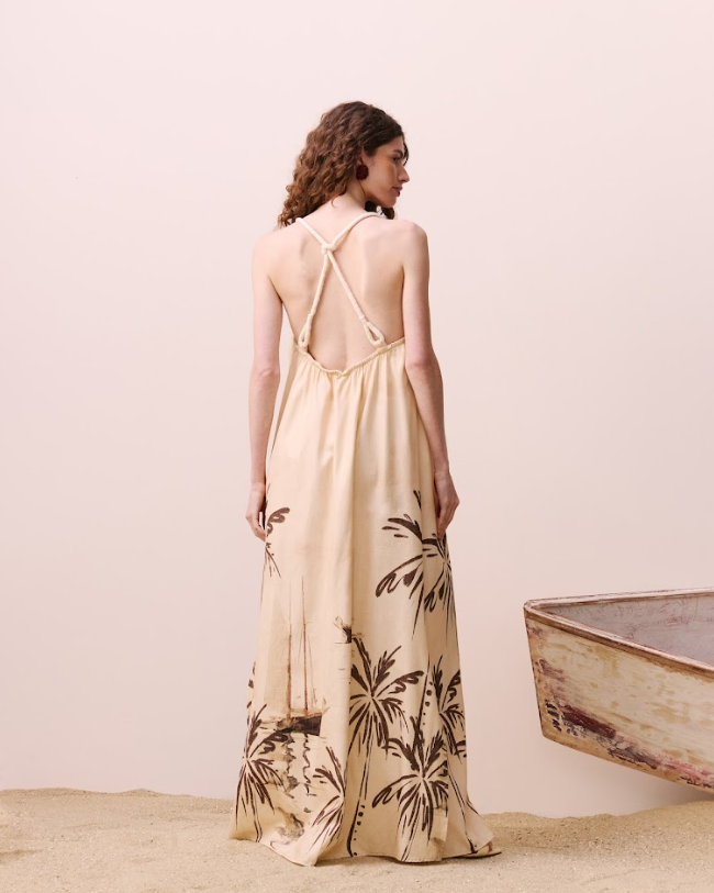 Gussets at Back Rope Dress