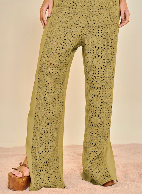 Linen Wide Leg Pantaloons