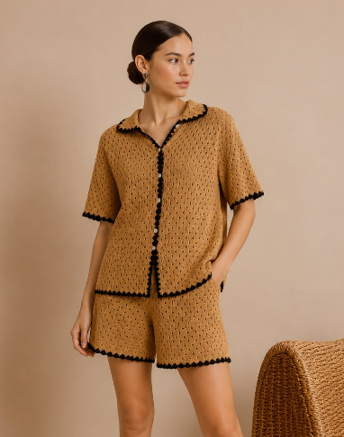 Knit Fabric Shorts