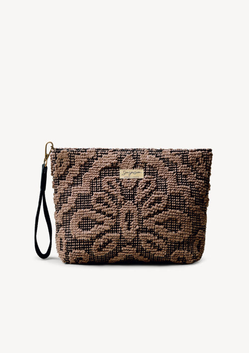 TAORMINA CLUTCH MOCHA
