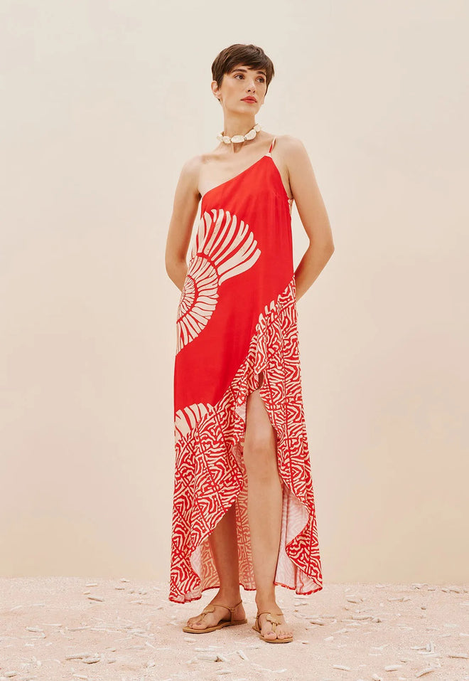 One Shoulder Strapped Dress