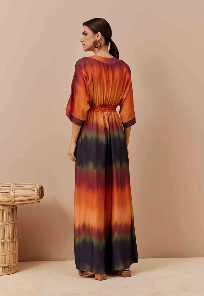 V Neck Jumpsuit