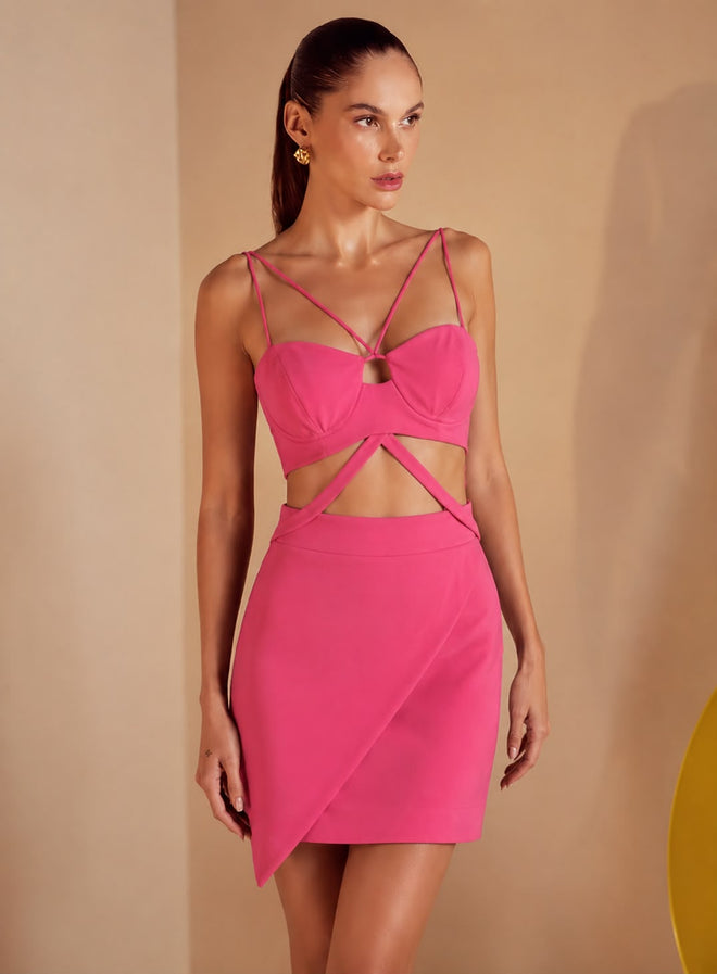 Short Dress Pink SK24