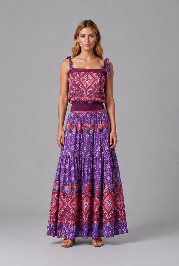 KELEN MAXI SKIRT (SAINT GERMAIN)