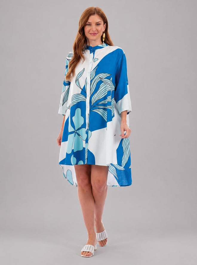 VELA LONG BUTTON SHIRT