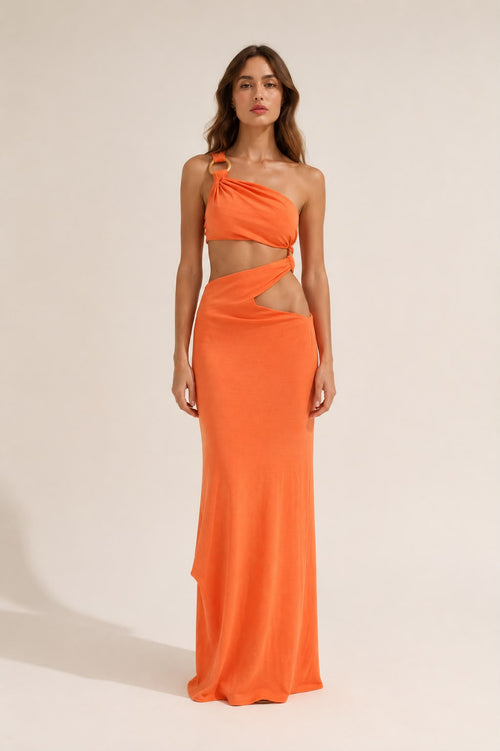 Open Waist Long Dress