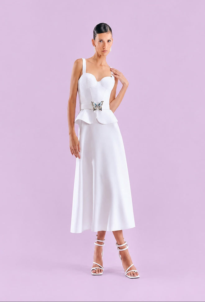 Vestido Midi Corset