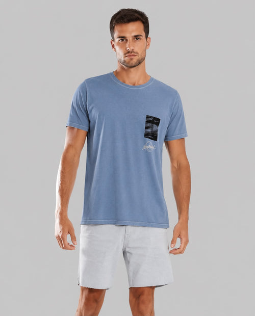 Handwriting T-Shirt Blue