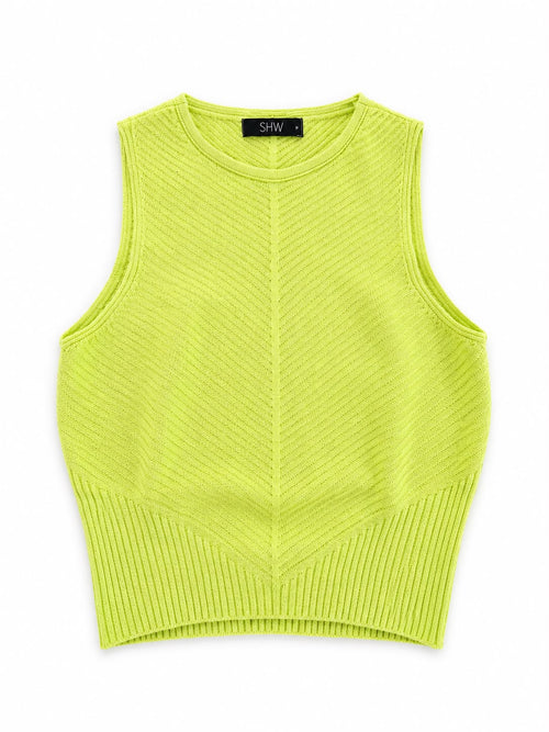 CLARA TANK TOP - Lime