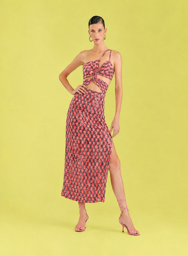 Vestido Corpo Vazado - Paette