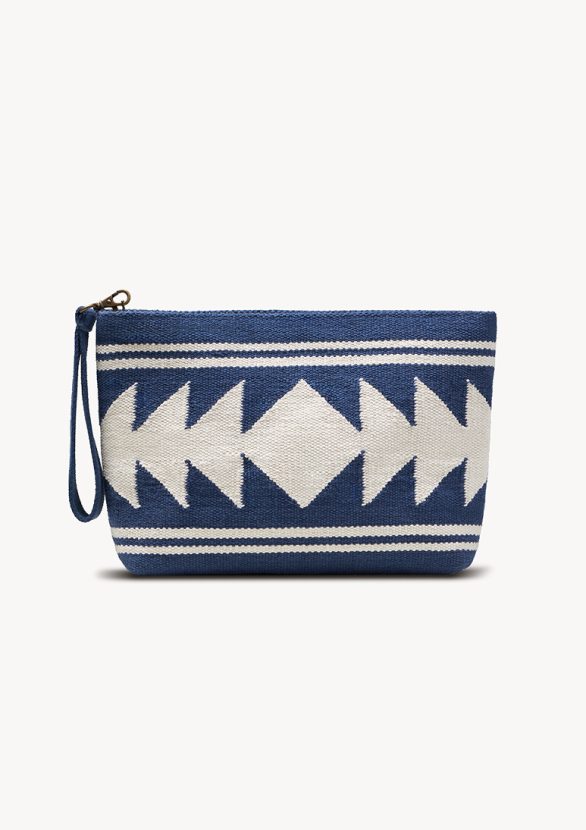 Azur Clutch Navy Blue