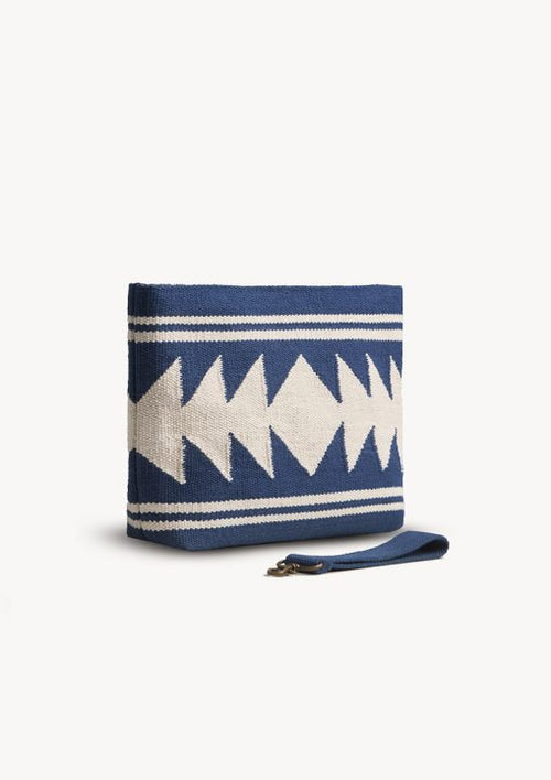 Azur Clutch Navy Blue