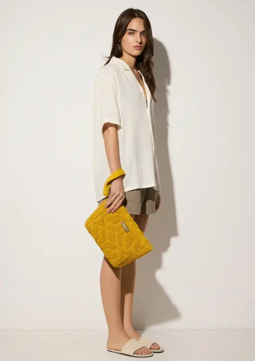 CARMELA CLUTCH MUSTARD