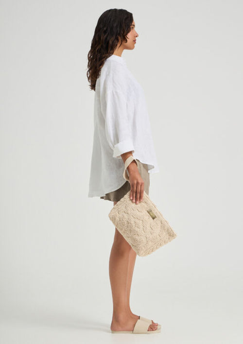 CARMELA CLUTCH NATURAL